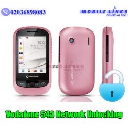 Vodafone 543 Network Unlocking 